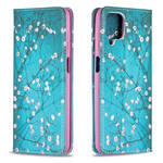 Flip Cover Samsung Galaxy A12 Branches Fleuries Flip Cover Samsung Galaxy A12 Branches Fleuries