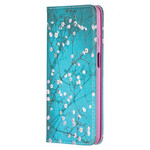 Flip Cover Samsung Galaxy A12 Branches Fleuries Flip Cover Samsung Galaxy A12 Branches Fleuries