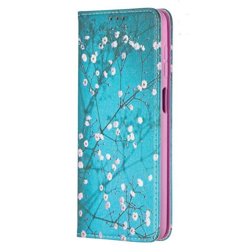 Flip Cover Samsung Galaxy A12 Branches Fleuries Flip Cover Samsung Galaxy A12 Branches Fleuries