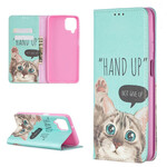 Flip Cover Samsung Galaxy A12 Hand Up Flip Cover Samsung Galaxy A12 Hand Up
