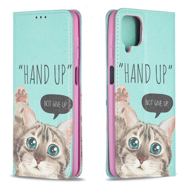Flip Cover Samsung Galaxy A12 Hand Up Flip Cover Samsung Galaxy A12 Hand Up