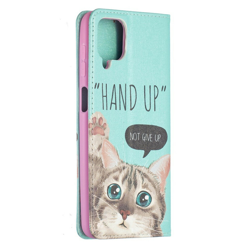 Flip Cover Samsung Galaxy A12 Hand Up Flip Cover Samsung Galaxy A12 Hand Up