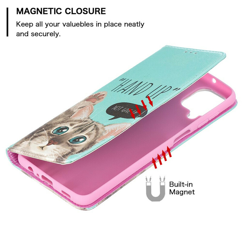 Flip Cover Samsung Galaxy A12 Hand Up Flip Cover Samsung Galaxy A12 Hand Up