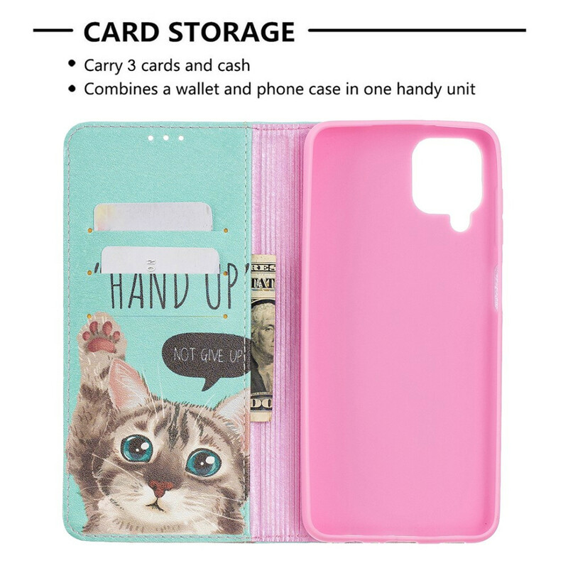 Flip Cover Samsung Galaxy A12 Hand Up Flip Cover Samsung Galaxy A12 Hand Up