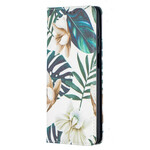 Flip Cover Samsung Galaxy A12 Feuilles Flip Cover Samsung Galaxy A12 Feuilles