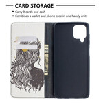 Flip Cover Samsung Galaxy A12 Jolie Chevelure Flip Cover Samsung Galaxy A12 Jolie Chevelure