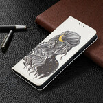 Flip Cover Samsung Galaxy A12 Jolie Chevelure Flip Cover Samsung Galaxy A12 Jolie Chevelure