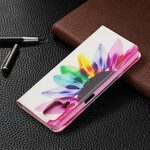 Flip Cover Samsung Galaxy A12 Fleur Aquarelle Flip Cover Samsung Galaxy A12 Fleur Aquarelle