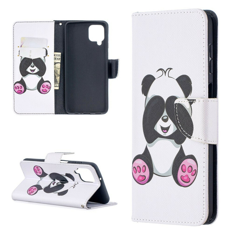 Housse Samsung Galaxy A12 Panda Fun Housse Samsung Galaxy A12 Panda Fun