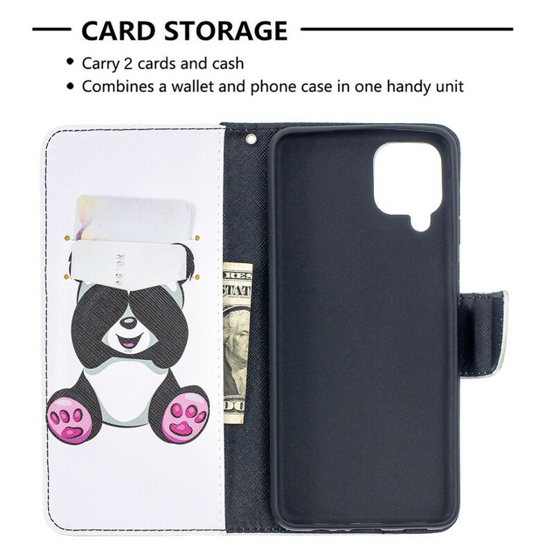 Housse Samsung Galaxy A12 Panda Fun Housse Samsung Galaxy A12 Panda Fun