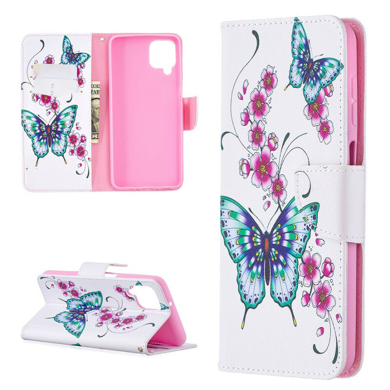 Housse Samsung Galaxy A12 Papillons Rois Housse Samsung Galaxy A12 Papillons Rois