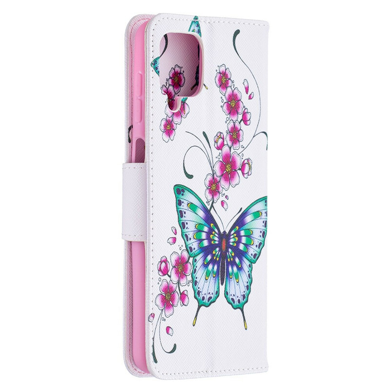 Housse Samsung Galaxy A12 Papillons Rois Housse Samsung Galaxy A12 Papillons Rois