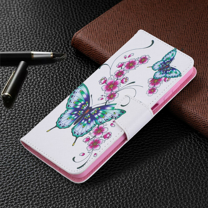 Housse Samsung Galaxy A12 Papillons Rois Housse Samsung Galaxy A12 Papillons Rois