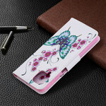 Housse Samsung Galaxy A12 Papillons Rois Housse Samsung Galaxy A12 Papillons Rois