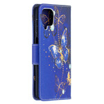 Housse Samsung Galaxy A12 Papillons Dorés Housse Samsung Galaxy A12 Papillons Dorés