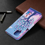 Housse Samsung Galaxy A12 Hiboux Sur La Balançoire Housse Samsung Galaxy A12 Hiboux Sur La Balançoire