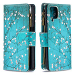 Housse Samsung Galaxy A12 Poche Zippée Arbre