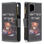 Housse Samsung Galaxy A12 Poche Zippée Ours Housse Samsung Galaxy A12 Poche Zippée Ours