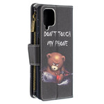 Housse Samsung Galaxy A12 Poche Zippée Ours Housse Samsung Galaxy A12 Poche Zippée Ours