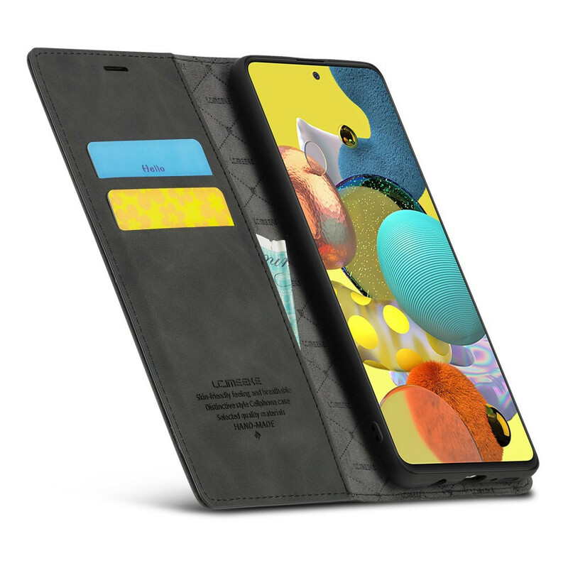 Flip Cover Samsung Galaxy A51 LC.IMEEKE Effet Cuir Flip Cover Samsung Galaxy A51 LC.IMEEKE Effet Cuir