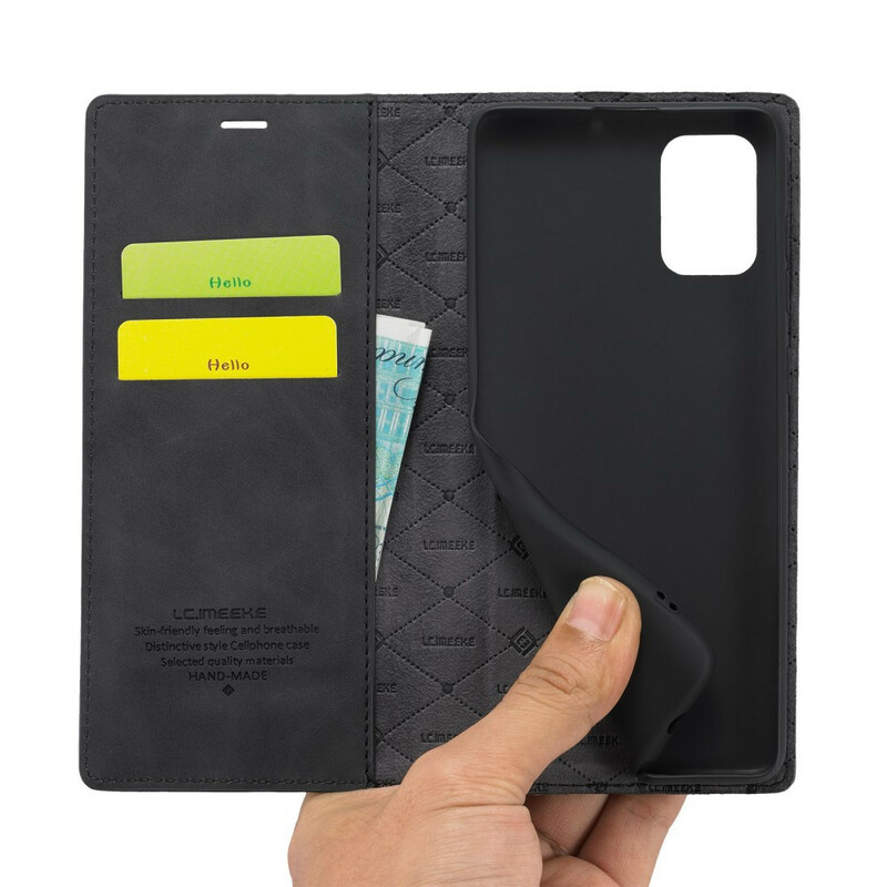 Flip Cover Samsung Galaxy A51 LC.IMEEKE Effet Cuir Flip Cover Samsung Galaxy A51 LC.IMEEKE Effet Cuir