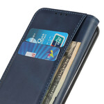 Flip Cover Samsung Galaxy A12 Cuir Fendu