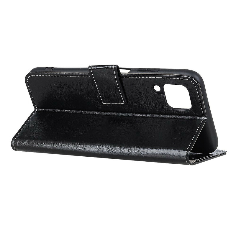 Housse Samung Galaxy A12 Brillante et Coutures Apparentes Housse Samung Galaxy A12 Brillante et Coutures Apparentes