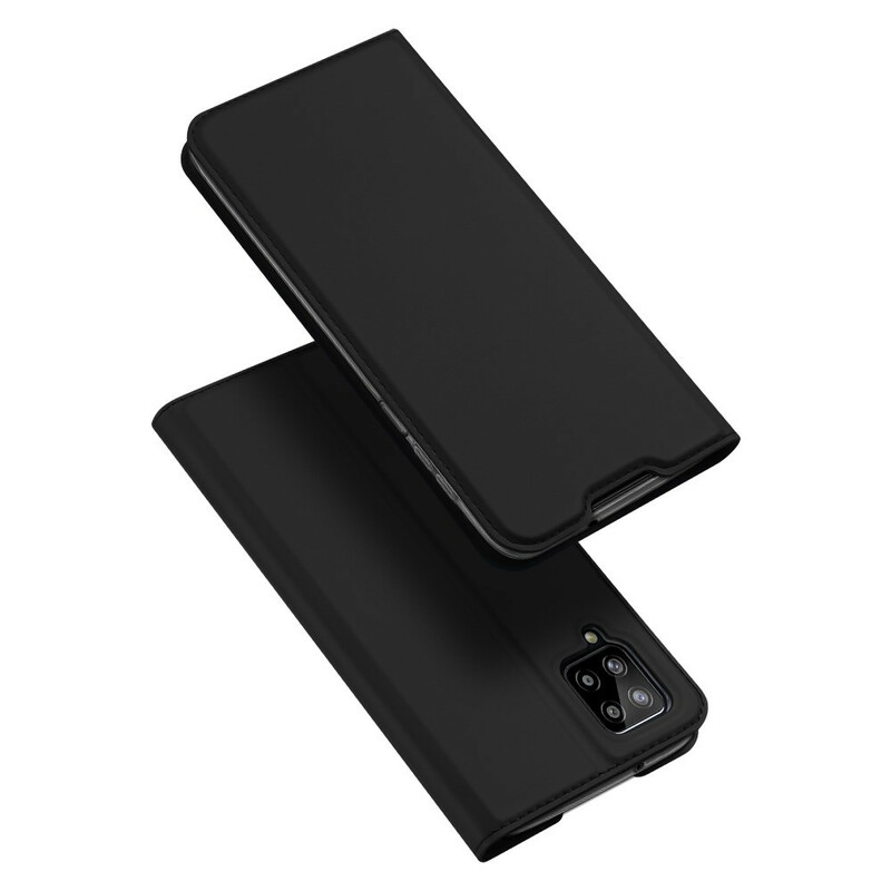 Flip Cover Samsung Galaxy A12 Skin Pro DUX DUCIS