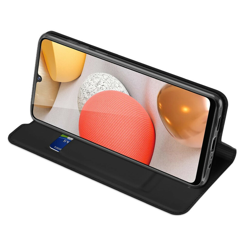 Flip Cover Samsung Galaxy A12 Skin Pro DUX DUCIS Flip Cover Samsung Galaxy A12 Skin Pro DUX DUCIS