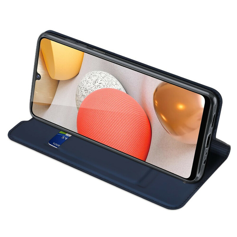 Flip Cover Samsung Galaxy A12 Skin Pro DUX DUCIS Flip Cover Samsung Galaxy A12 Skin Pro DUX DUCIS