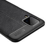 Coque Samsung Galaxy A12 Effet Cuir Litchi Double Line Coque Samsung Galaxy A12 Effet Cuir Litchi Double Line