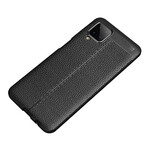 Coque Samsung Galaxy A12 Effet Cuir Litchi Double Line Coque Samsung Galaxy A12 Effet Cuir Litchi Double Line