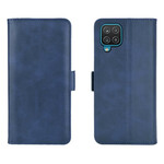 Housse Samsung Galaxy A12 Rabat Double Housse Samsung Galaxy A12 Rabat Double