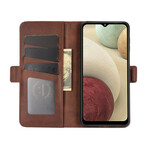 Housse Samsung Galaxy A12 Rabat Double Housse Samsung Galaxy A12 Rabat Double