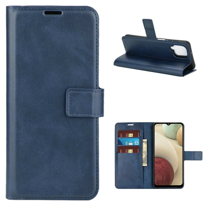 Housse Samsung Galaxy A12 Effet Cuir Glacé Housse Samsung Galaxy A12 Effet Cuir Glacé
