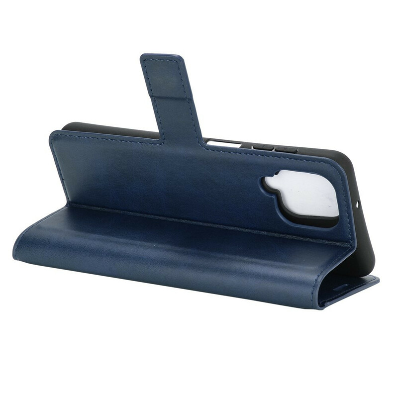 Housse Samsung Galaxy A12 Effet Cuir Glacé Housse Samsung Galaxy A12 Effet Cuir Glacé
