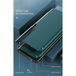 View Cover Samsung Galaxy A12 Simili Cuir Texturé