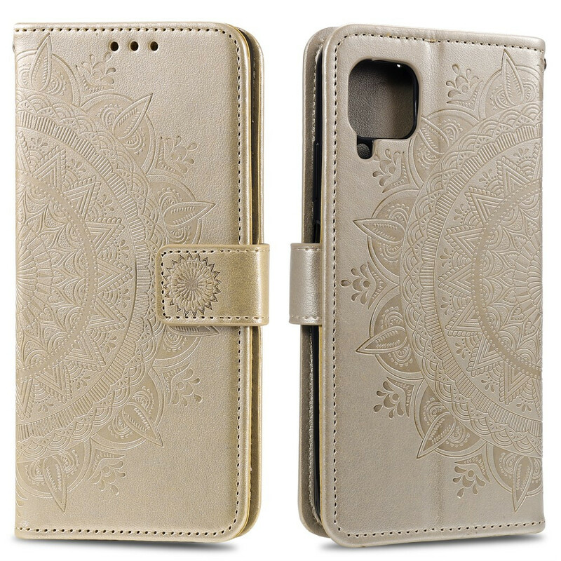 Housse Samsung Galaxy A12 Mandala Soleil Housse Samsung Galaxy A12 Mandala Soleil