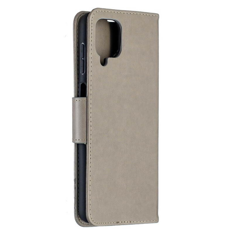 Housse Samsung Galaxy A12 Les Papillons en Vol avec Lanière Housse Samsung Galaxy A12 Les Papillons en Vol avec Lanière