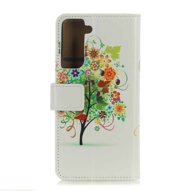 Housse Samsung Galaxy S21 5G Arbre Fleuri Housse Samsung Galaxy S21 5G Arbre Fleuri