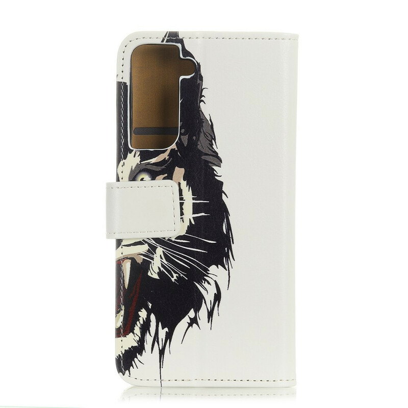 Housse Samsung Galaxy S21 5G Tigre Féroce Housse Samsung Galaxy S21 5G Tigre Féroce