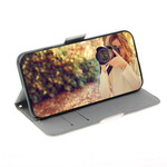 Housse Samsung Galaxy S21 5G Branche en Fleurs à Lanière Housse Samsung Galaxy S21 5G Branche en Fleurs à Lanière