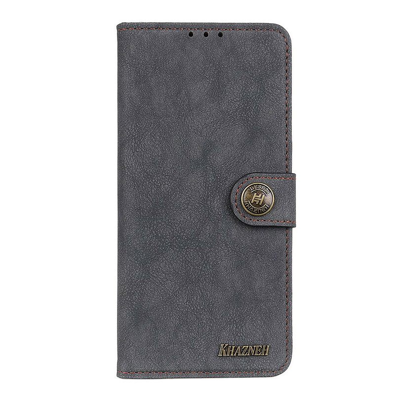 Housse Samsung Galaxy A02s Simili Cuir Fendu Rétro KHAZNEH Housse Samsung Galaxy A02s Simili Cuir Fendu Rétro KHAZNEH