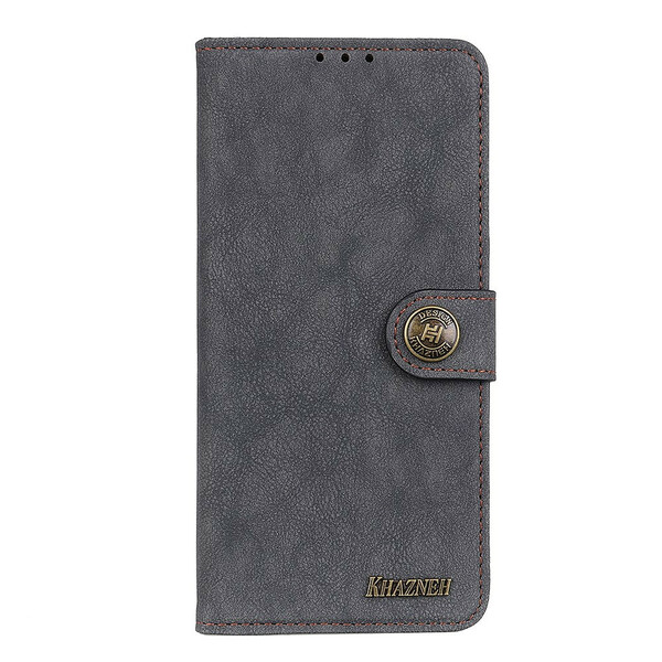 Housse Samsung Galaxy A02s Simili Cuir Fendu Rétro KHAZNEH