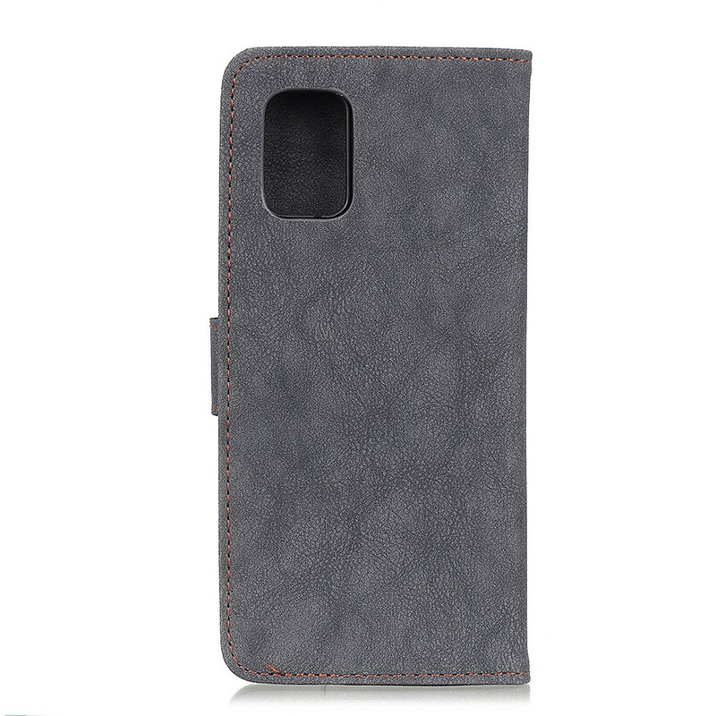 Housse Samsung Galaxy A02s Simili Cuir Fendu Rétro KHAZNEH Housse Samsung Galaxy A02s Simili Cuir Fendu Rétro KHAZNEH