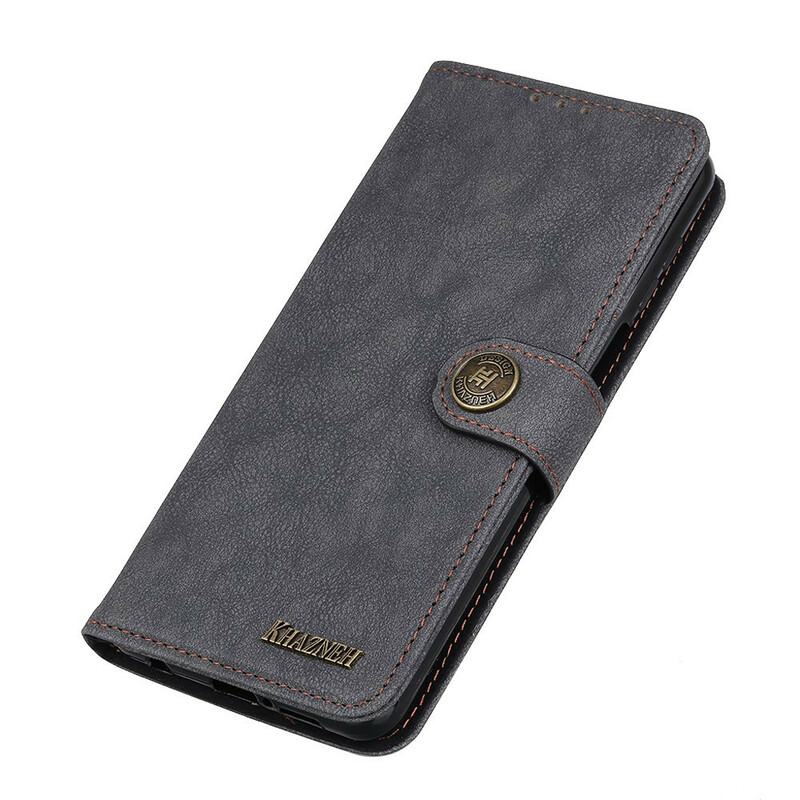 Housse Samsung Galaxy A02s Simili Cuir Fendu Rétro KHAZNEH Housse Samsung Galaxy A02s Simili Cuir Fendu Rétro KHAZNEH