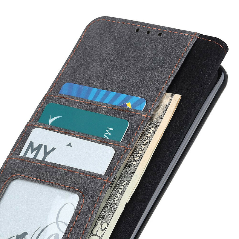 Housse Samsung Galaxy A02s Simili Cuir Fendu Rétro KHAZNEH Housse Samsung Galaxy A02s Simili Cuir Fendu Rétro KHAZNEH