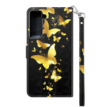 Housse Samsung Galaxy S21 5G Papillons Jaunes Housse Samsung Galaxy S21 5G Papillons Jaunes