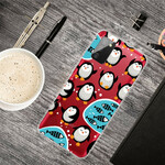Coque Samsung Galaxy A02s Pingouins et Poissons Coque Samsung Galaxy A02s Pingouins et Poissons
