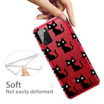 Coque Samsung Galaxy A02s Multiples Chats Noirs Coque Samsung Galaxy A02s Multiples Chats Noirs